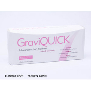 Produktbild von GRAVIQUICK Schwangerschafts-Fr&uuml;htest