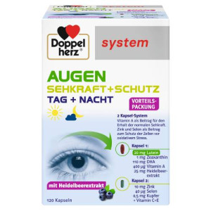 Produktbild von DOPPELHERZ Augen Sehkraft+Schutz system Kapseln
