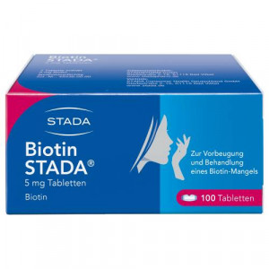Produktbild von BIOTIN STADA 5 mg Tabletten
