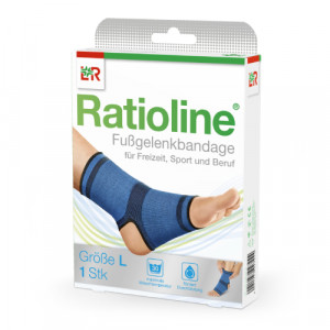 Produktbild von RATIOLINE active Fu&szlig;gelenkbandage Gr.L