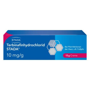 Produktbild von TERBINAFINHYDROCHLORID STADA 10 mg/g Creme