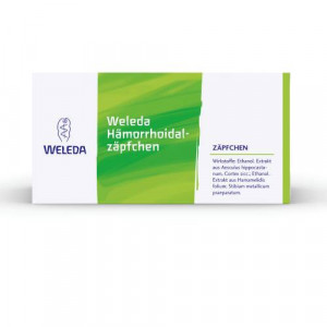 Produktbild von WELEDA H&auml;morrhoidal Z&auml;pfchen