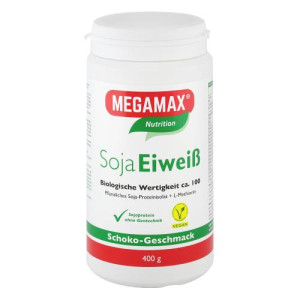 Produktbild von MEGAMAX Soja Eiwei&szlig; Schoko Pulver