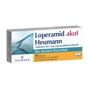 Produktbild von LOPERAMID akut Heumann Tabletten