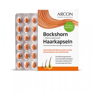 BOCKSHORN+Mikron&auml;hrstoff Haarkapseln Tisane plus