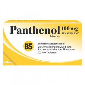 Produktbild von PANTHENOL 100 mg Jenapharm Tabletten