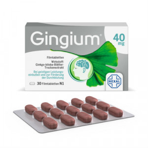 Produktbild von GINGIUM 40 mg Filmtabletten