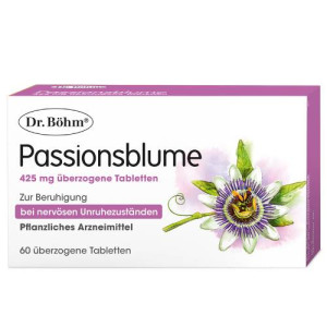 Produktbild von DR.B&Ouml;HM Passionsblume 425 mg Dragees