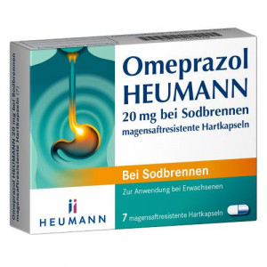 Produktbild von OMEPRAZOL Heumann 20 mg b.Sodbr.magensaftr.Hartk.