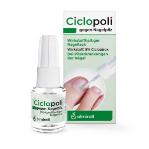 Produktbild von CICLOPOLI gegen Nagelpilz wirkstoffhalt.Nagellack