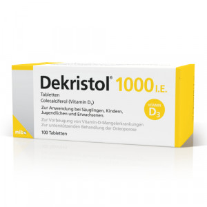 Produktbild von DEKRISTOL 1.000 I.E. Tabletten