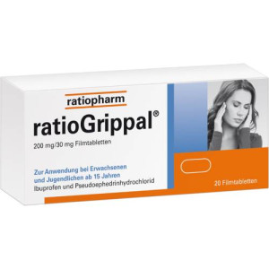 Produktbild von RATIOGRIPPAL 200 mg/30 mg Filmtabletten