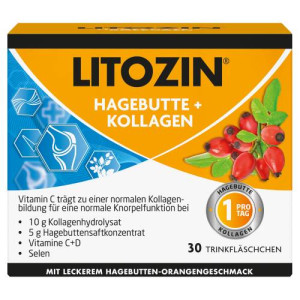Produktbild von LITOZIN Hagebutte+Kollagen Trinkfl&auml;schchen