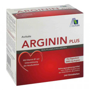 Produktbild von ARGININ PLUS Vitamin B1+B6+B12+Fols&auml;ure Filmtabl.