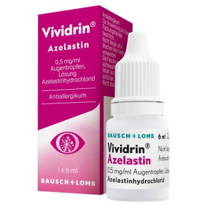 Produktbild von VIVIDRIN Azelastin 0,5 mg/ml Augentropfen