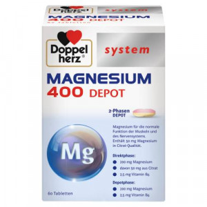 DOPPELHERZ Magnesium 400 Depot system Tabletten