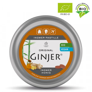 Produktbild von INGWER GINJER Pastillen Bio Honig