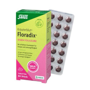 Produktbild von FLORADIX Eisen Fols&auml;ure Tabletten