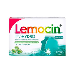 Produktbild von LEMOCIN ProHydro Lutschtabletten