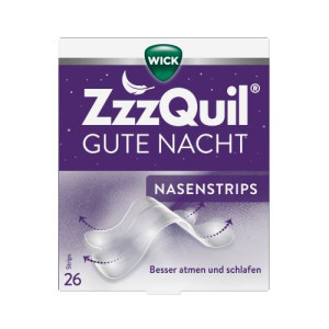 Produktbild von WICK ZzzQuil Gute Nacht Nasenstrips
