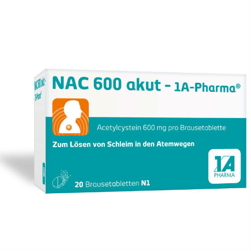 NAC 600 akut-1A Pharma Brausetabletten