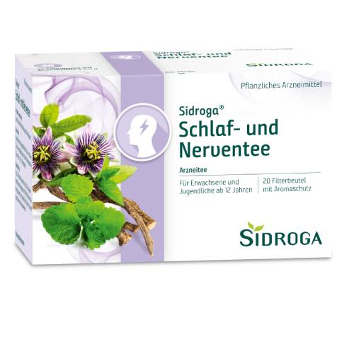 SIDROGA Schlaf- und Nerventee Filterbeutel
