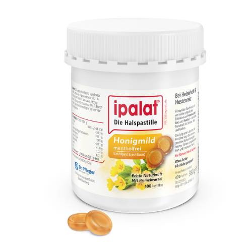 IPALAT Halspastillen honigmild o.Menthol zuckerfr.