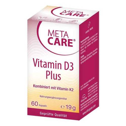 META-CARE Vitamin D3 Plus 10.000 I.E + 80 μg K2